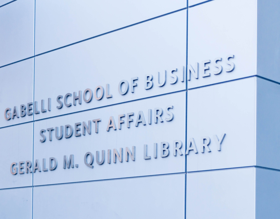 Gabelli School of Business Student Affairs Gerald M. Quinn Library