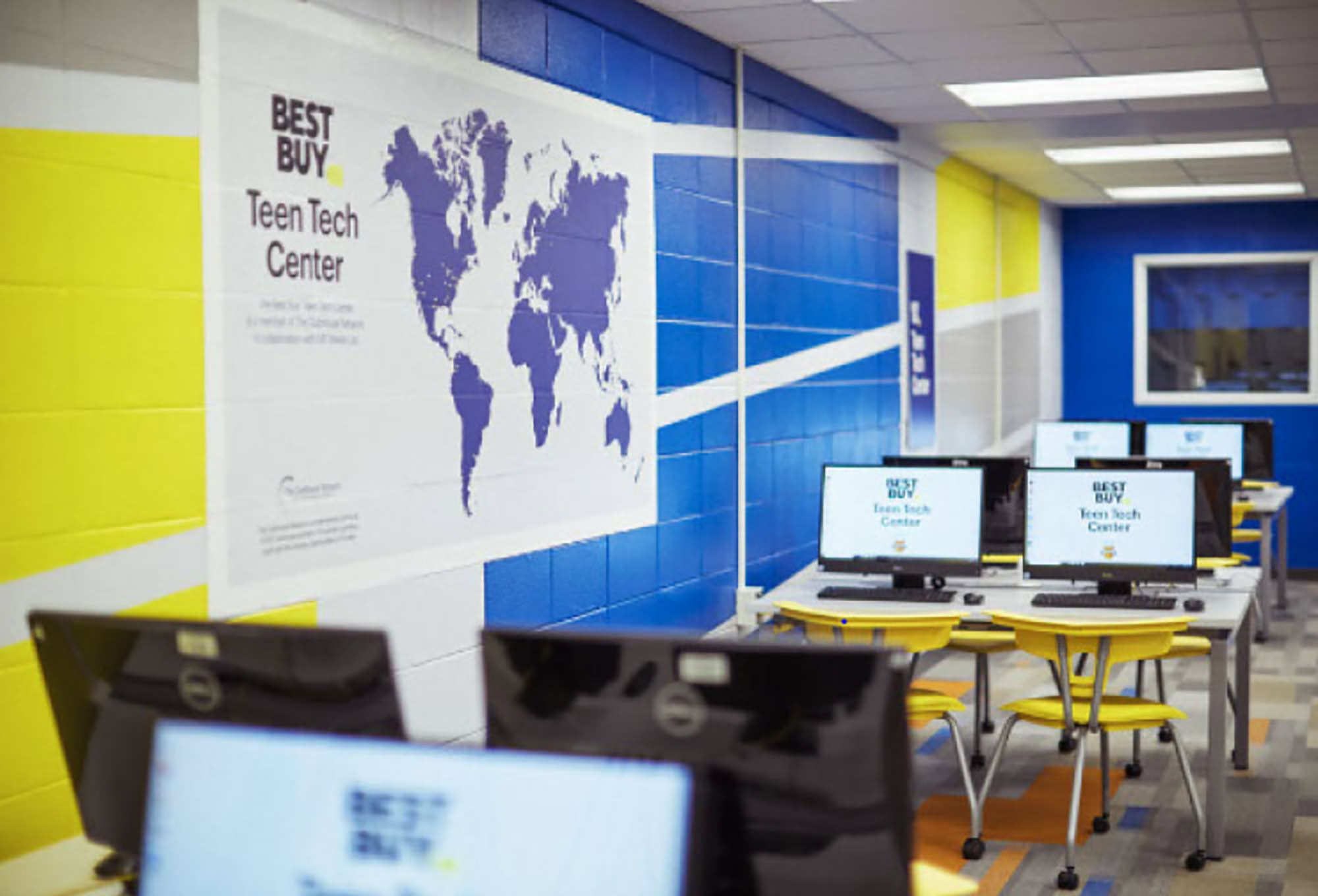 A photograph of a Best Buy Teen Tech Center